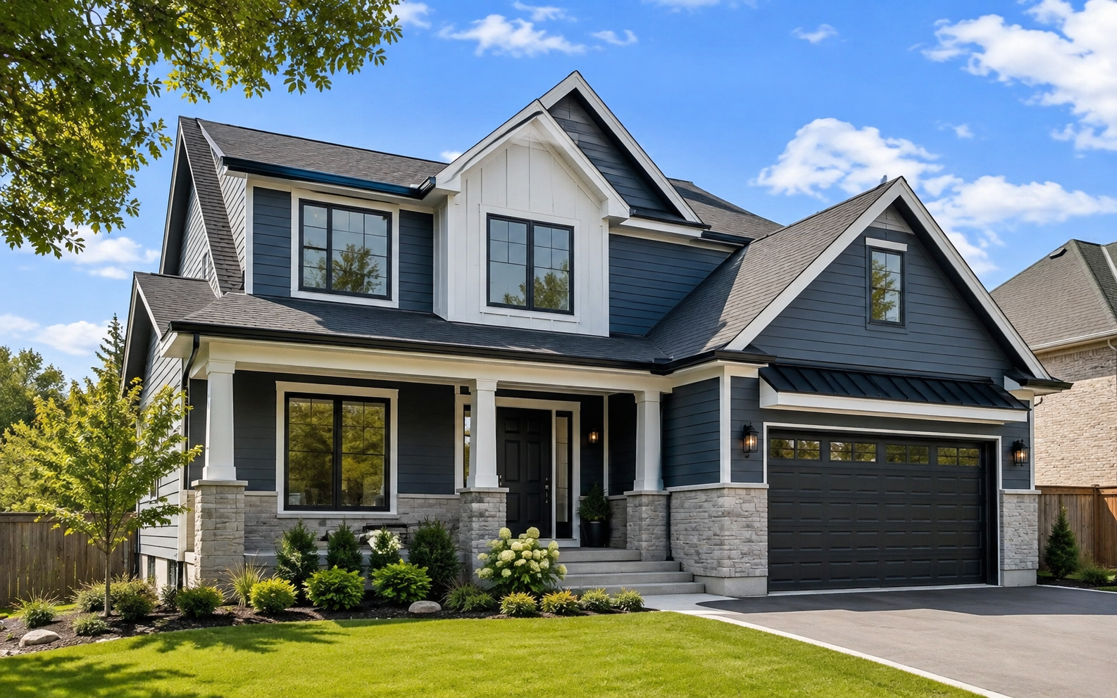 Exterior painting service representation